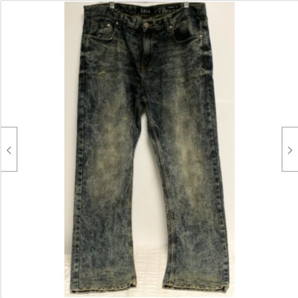 ReFuel Denim Jeans Mens Sz 38x 32 Blue Dark Acid W
